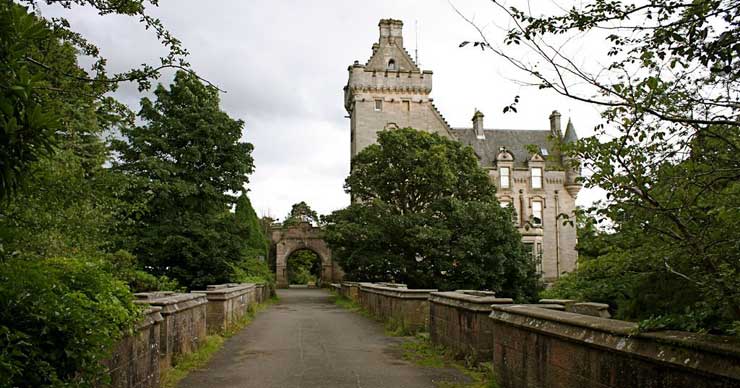 haunted bridge near castle